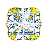 Palermo Decorative Napkin Holder & Cocktail Napkins (Pack of 20) Gift Set